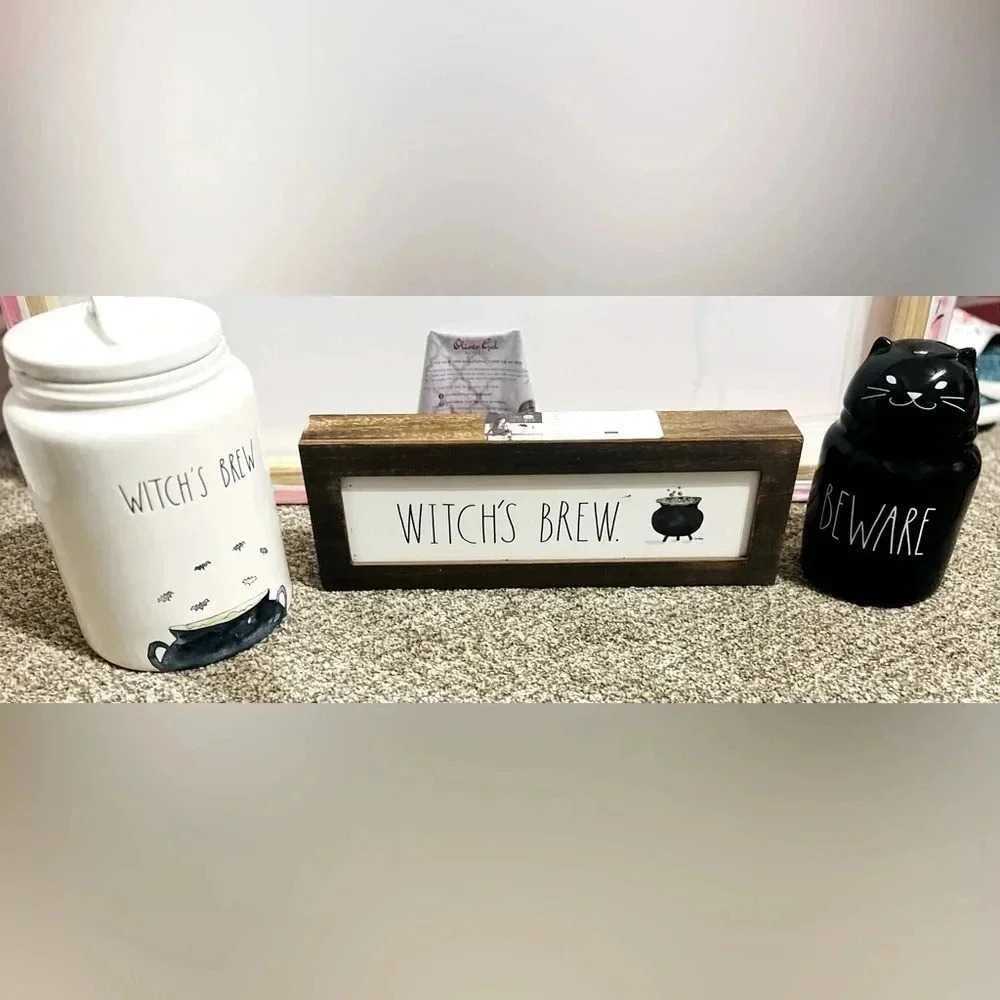 Rae Dunn Witch's Brew Canister Bundle